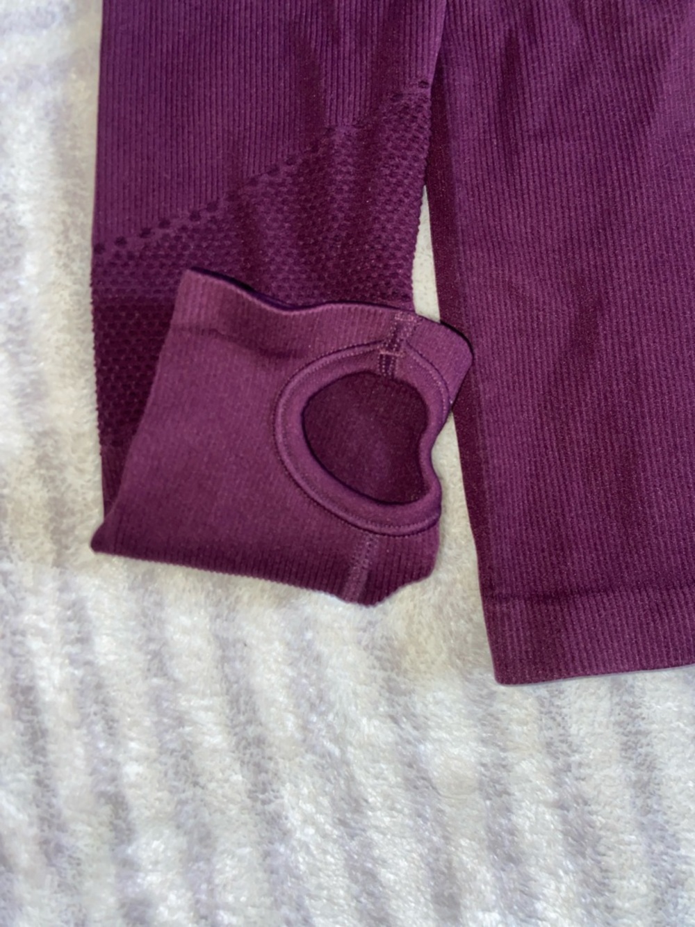 Fabletics Plum Full-Zip Utility Jacket - Picture 6 of 6